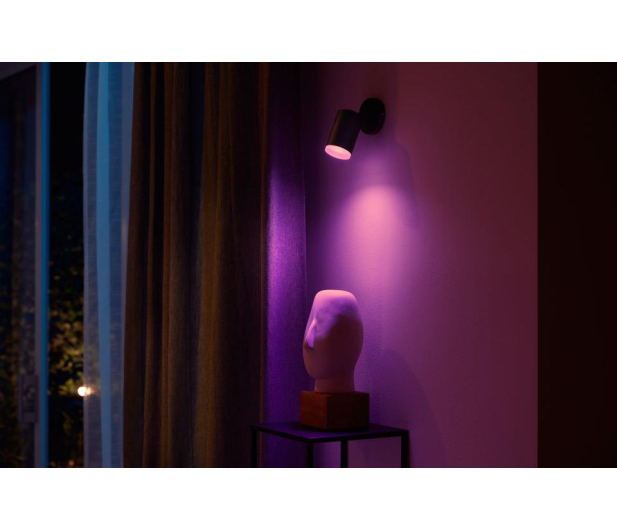 Philips Hue White and color ambiance Kinkiet Fugato (czarny) - 709597 - zdjęcie 5